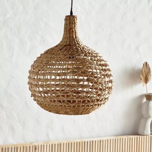 Vente chaude couverture d'abat-jour en jacinthe d'eau naturelle écologique avec un nouveau design pour la décoration intérieure de luxe du Vietnam - Product Image 4