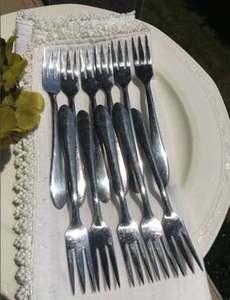 Ensemble de fourchettes de restauration rapide en acier inoxydable de haute qualité couverts de restaurant couverts de cuisine de table à manger et ustensiles de cuisine essentiels - Product Image 3