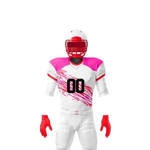 Venta directa de fábrica Uniforme de fútbol americano de alta calidad para hombres Nuevo último diseño Camisetas impresas para entrenamiento de equipos - Product Image 4