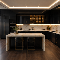 Gabinetes de Cocina Premium Tipo Shaker para Desarrolladores Residenciales, Suministro para Proyectos a Granel, Soluciones Modernas para Gabinetes de Apartamentos