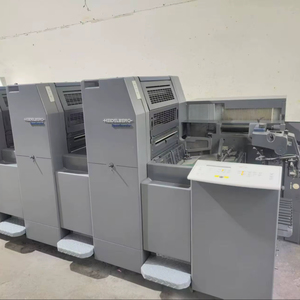 Machine d'impression offset allemande <span class=keywords><strong>de</strong></span> marque <span class=keywords><strong>Heidelberg</strong></span>, d'occasion, reconditionnée, imprimée sur papier A3, utilisant une presse d'impression quadricolore PM52, 2008 - Product Image 1
