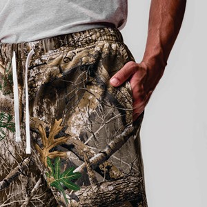 Pantalons de survêtement à jambe droite en éponge française pour hommes pantalons de survêtement pour hommes pantalons de survêtement délavés avec logo personnalisé - Product Image 3