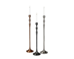 Portavelas de metal elegante, portavelas de aluminio de alta calidad, estilo europeo, forma personalizada de diferentes colores para restaurante - Product Image 4