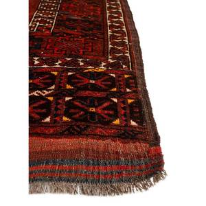 Alfombra Kiaan Grande de Lana Anudada a Mano, Rectangular 9x12, Diseño Geométrico Abstracto para Entrada, Pasillo, Modelo Paem-264, Color Rojo - Product Image 4