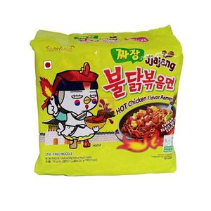 บะหมี่กึ่งสำเร็จรูป Jajang Buldak (140 GR) แบบทอดใหม่ - Product Image 2