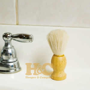 Brocha de Afeitar para Hombre, Mango de Madera, Pelo Sintético, Ecológica, Lista para Enviar, Logotipo Personalizado para Barbería y Salón de Belleza - Product Image 6