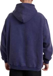 Fabricant professionnel de sweat-shirts à capuche offrant un tissu en polaire, une coupe régulière, un modèle uni teint, respirant, à séchage rapide et durable - Product Image 2