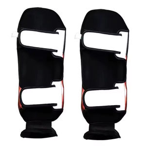 Protège-tibias en cuir légers pour boxe et MMA, modèle 2026, personnalisables (logo et couleur), qualité supérieure, fabriqués au Pakistan, protection optimale – Meilleures ventes - Product Image 4
