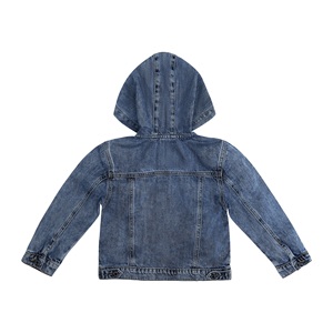 เสื้อโค้ทผ้าฝ้าย100% สำหรับเด็กแจ็กเก็ตยีนส์แขนยาวผ้าหนาเป็นมิตรกับสิ่งแวดล้อมมีกระดุมตรงจากโรงงานฤดูหนาว - Product Image 2