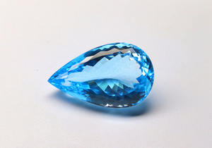 Topaze bleue suisse véritable pierre à facettes Topaze suisse bien polie Gemmes Topaze bleue suisse étonnante pierre précieuse taillée pour la fabrication de bijoux - Product Image 6