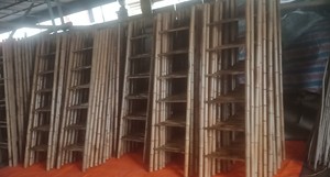 Estante para escaleras al por mayor, soportes y estantes de almacenamiento, manta inclinada, planta de bambú, tipo fibra, caja de cartón de bambú multifunción - Product Image 6