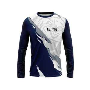Crewneck GAA avec logo personnalisé avec poignets élastiques et tissu respirant pour camogie et hurling de football gaélique quantité minimale de commande OEM - Product Image 1