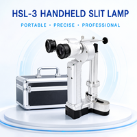 Lámpara de Hendidura LED Portátil Directa de Fábrica para Examen Oftalmológico Humano y Veterinario con Adaptador de Cámara para Smartphone
