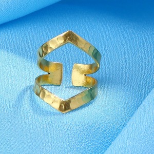 Vintage Statement Brass Gemstone <b>Ring</b> 18K Gold Plated with Claw Inlay Technology Fashionable Stylish for Children Gift Occasions - Product Image 1