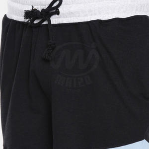 กางเกงขาสั้นลำลองของผู้ชายผ้าคอตตอนสีทึบเอวยางยืดแบบปิดได้ราคาถูกดีไซน์ล่าสุดขายร้อนสินค้าตรา100% - Product Image 6