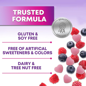 Gummies biologiques à la biotine et aux vitamines C, E, Halal, pour adultes, soutien immunitaire, croissance des cheveux, santé de la peau et des ongles, 60 unités - Product Image 4