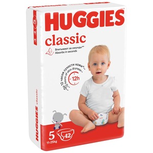 Pañales Huggies Classic Protección y sequedad de calidad Premium Compre hoy Entrega rápida directamente a su puerta - Product Image 5
