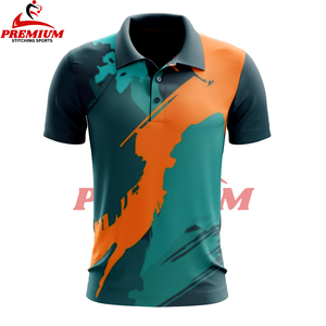 Chemises de golf colorées à impression par sublimation, tenue décontractée pour hommes, t-shirt de travail - Product Image 1