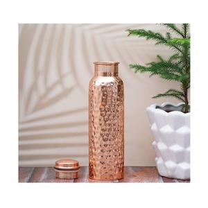 Bouteille d'eau en cuivre artisanale de style royal pour un stockage d'eau pure, un style de vie écologique et un cadeau parfait pour toutes les occasions. - Product Image 6