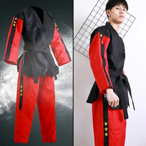 เครื่องแบบเทควันโดศิลปะการต่อสู้ทำจากผ้าฝ้าย100% ชุดยูโดชุดเทควันโด - Product Image 6