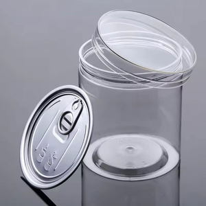 Frascos de plástico PET de alta calidad con tapón de rosca de boca ancha y tapas de aluminio para almacenamiento de alimentos y bebidas Solución de almacenamiento de calidad - Product Image 6