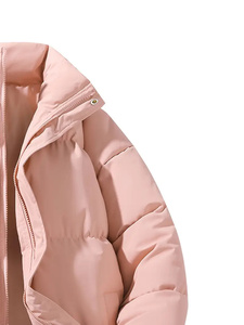 Chaqueta acolchada OEM para hombre más vendida, tela de cuero de venta directa de fábrica de alto fabricante con decoración de piel - Product Image 4