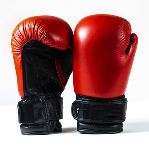 Guantes de boxeo Impresión de logotipo personalizado Guantes de boxeo de cuero real profesionales para adultos Guantes de boxeo Logotipo personalizado - Product Image 2