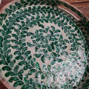 Bandejas de servir modernas para hostelería Utensilios de cocina de nácar natural con tamaño y forma personalizables para uso multiusos - Product Image 2