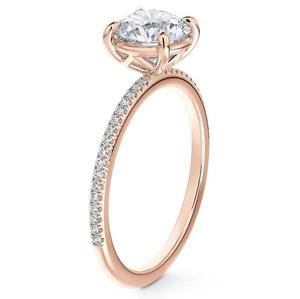 Anillo de Diamantes Minimalista y Moderno, Plata de Ley 925, Chapado en Oro de 18K, Forma de Cuentas, Anillos de Circonita con Diamantes de Laboratorio para Mujer, Lujo - Product Image 4