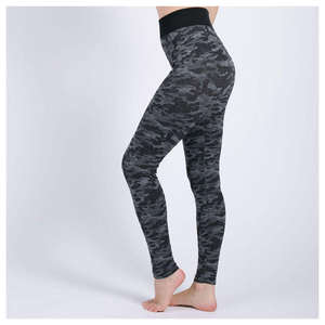 Conjunto de mallas deportivas de algodón de alta calidad para mujer, pantalones de Yoga cómodos, mallas de Yoga con cintura elástica sostenible - Product Image 4