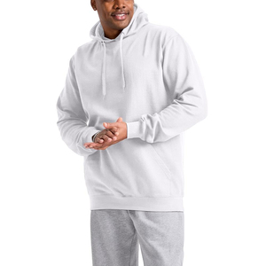 Offre Spéciale 100% coton hommes sweats à capuche pull confortable vêtements d'hiver en différentes couleurs unies impression numérique dernières bases - Product Image 5