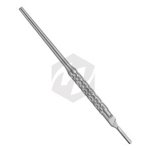 Vente en gros 145mm 5.34 pouces en acier inoxydable droit n ° 3 poignée de scalpel manuel non stérile Instruments médicaux norme de sécurité MOL - Product Image 2