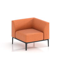 Vente de gros Mobilier de bureau Banc canapé modulaire en tissu au design moderne pour bureau, réception et atelier