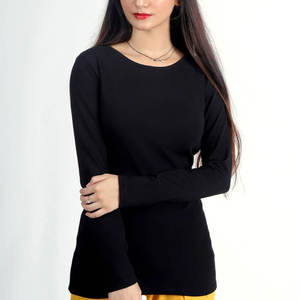 Camisas de entrenamiento de manga larga para mujer de alta calidad Algodón transpirable Ropa activa de secado rápido Patrón impreso Servicio OEM disponible - Product Image 1