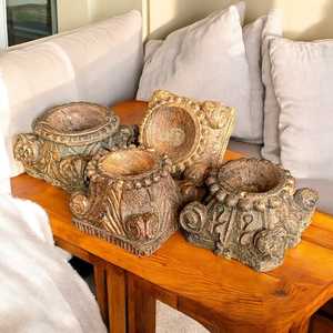 Maceta de Madera Tallada de Estilo Antiguo, de Alta Calidad, Ecológica y Biodegradable, para Uso en Interiores, para Flores Artificiales - Product Image 2