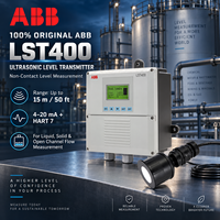 Transmetteur de niveau ultrasonique ABB LST400 100% original, 4-20mA HART, capteur de niveau de liquide et de solide sans contact, débitmètre à canal ouvert