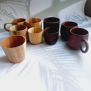 Tasses à café en bois d'acacia, différents Types, tasses à lait, tasse à thé, bière, café, eau, fabriqué au Vietnam - Product Image 3
