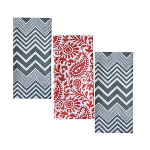 สีเทารวมกัน GOTS ใบรับรอง100% ผ้าฝ้ายอินทรีย์เป็นมิตรกับสิ่งแวดล้อมแห้งเร็วขนาดที่กำหนดเองสีทึบร้านอาหารครัวผ้าขนหนู - Product Image 4