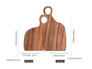 Planche à découper en bois de qualité supérieure avec finition résistante à l'eau Planche à découper en bois artisanale pour cuisines indiennes traditionnelles - Product Image 5