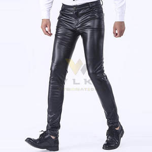 Pantalones de Cuero para Hombre, Novedad 2026, Pantalones de Cuero de Primera Calidad Personalizados a la Venta, Modelo Más Reciente - Product Image 4