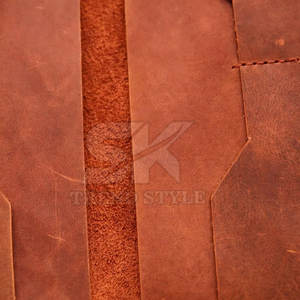 Carteras Bifold Largas de Cuero para Hombre, Fabricadas en Pakistán, de un Solo Color, las Más Vendidas, Tarjetero para Adultos - Product Image 5