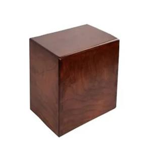 Urnas funerarias de madera Natural, caja de urnas de madera para cremación para cenizas humanos con forma cuadrada, venta al por mayor - Product Image 2