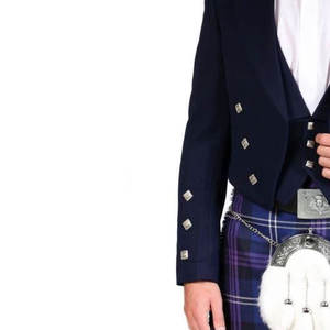 Chaqueta Prince Charlie para hombre de invierno formal de color personalizado 100% lana hecha - Product Image 5