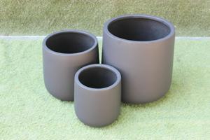 Jardinières en fibre de verre noire de haute qualité Design de luxe Finition lisse Intérieur Extérieur Utilisation Haut de gamme Maison Jardin Accessoire OEM En vrac - Product Image 4