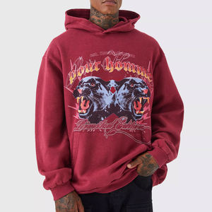 Sweats à capuche pour hommes personnalisés 100% de haute qualité respirants avec votre logo, vêtements de mode streetwear pour l'hiver, impression numérique - Product Image 1