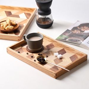 Bandeja de madera clásica hecha a mano de alta calidad para servir al por mayor personalizar bandeja de servicio con asa - Product Image 6