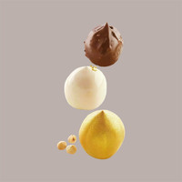 3D siliconen mal voor realistisch fruit, hazelnoot, 59x59H62 mm bakgereedschap