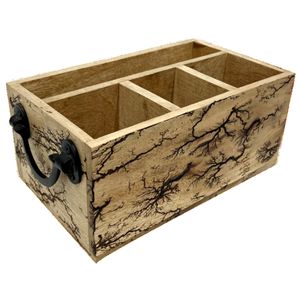 Coffre au trésor en bois et cuir de haute qualité boîte en bois boîtes décoratives pour la maison emballage collier Unique article cadeau boîte de vadrouille - Product Image 5