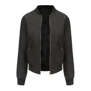 Venta al por mayor de las mujeres de alta calidad chaqueta de bombardero personalizada OEM de buena calidad elegante chaqueta de Bombardero - Product Image 5