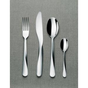 ชุดช้อนส้อมสแตนเลสสำหรับงานหนักที่มีพื้นผิวขัดเงาทนต่อการกัดกร่อนโครงสร้างน้ำหนักเบาและขอบที่ทันสมัย - Product Image 1